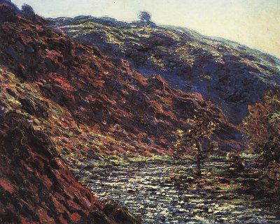 Schlucht der Petite Creuse von Claude Monet als Kunstdruck auf Leinwand