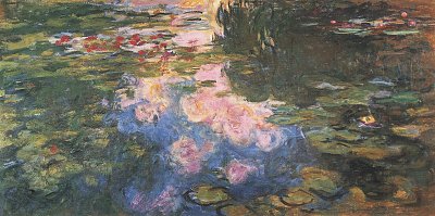 Seerosen 4 von Claude Monet als Kunstdruck auf Leinwand