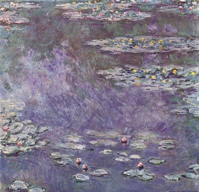 Seerosenteich 3 von Claude Monet als Kunstdruck auf Leinwand