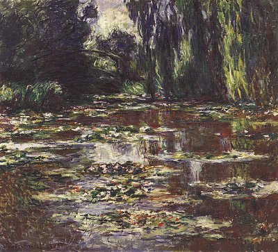 Wasserlandschaft 3 von Claude Monet als Kunstdruck auf Leinwand