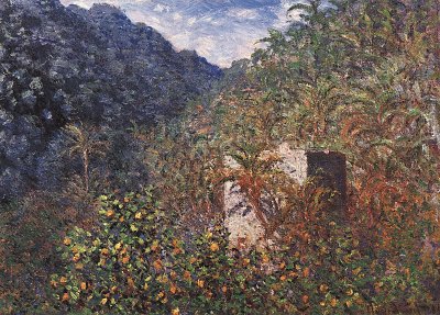 das Sasso Tal Bordighera von Claude Monet als Kunstdruck auf Leinwand
