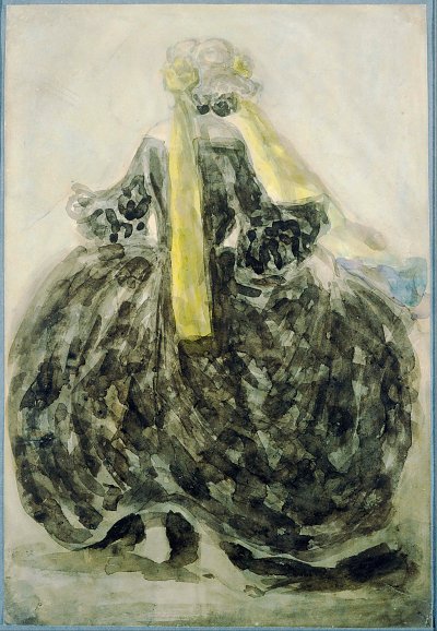 A fashionable woman von Constantin Guys als Kunstdruck auf Leinwand