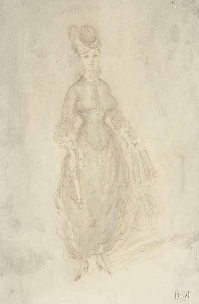 Standing Woman Kunstdruck