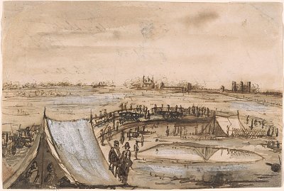 War Encampment Kunstdruck