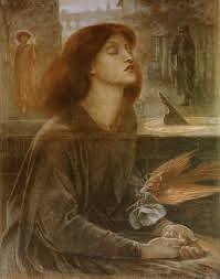 Beata Beatrix Pastel von Dante Gabriel Rossetti als Kunstdruck auf Leinwand