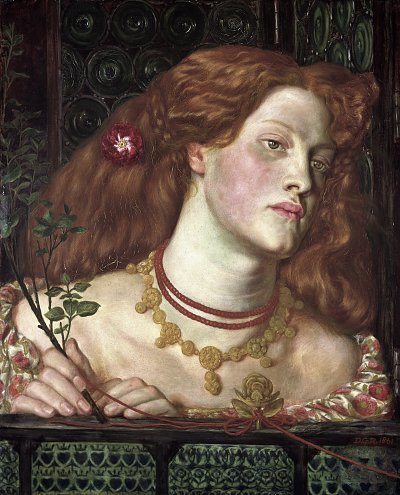 Fair Rosamund von Dante Gabriel Rossetti als Kunstdruck auf Leinwand