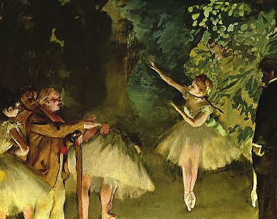 Ballettprobe von Edgar Degas als Kunstdruck auf Leinwand