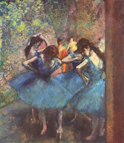 Taenzerinnen 1 von Edgar Degas als Kunstdruck auf Leinwand