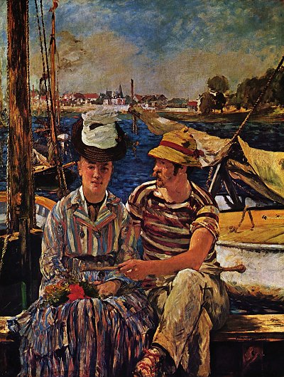 Argenteuil von Edouard Manet als Kunstdruck auf Leinwand