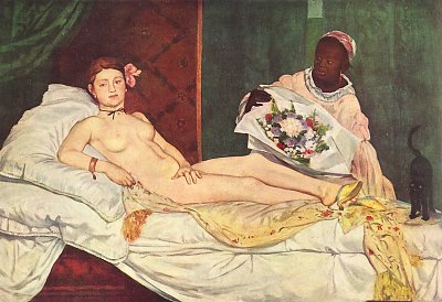 Olympia 1 von Edouard Manet als Kunstdruck auf Leinwand