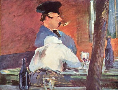 Schenke von Edouard Manet als Kunstdruck auf Leinwand