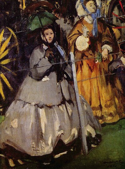 Zuschauerinnen beim Rennen von Edouard Manet als Kunstdruck auf Leinwand