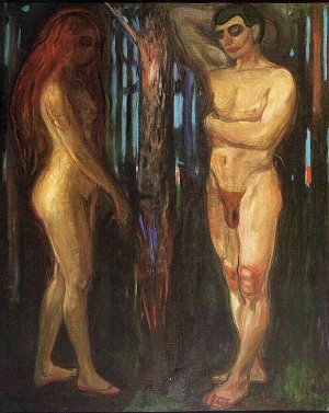 Adam and Eve Kunstdruck