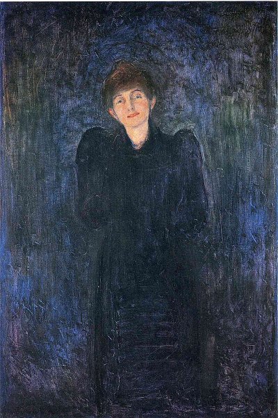 Dagny Juel Przybyszewska von Edvard Munch als Kunstdruck auf Leinwand