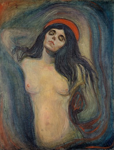 Madonna von Edvard Munch als Kunstdruck auf Leinwand