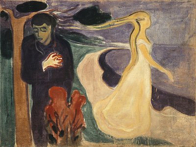 Separation von Edvard Munch als Kunstdruck auf Leinwand