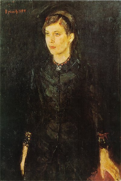 Sister Inger von Edvard Munch als Kunstdruck auf Leinwand