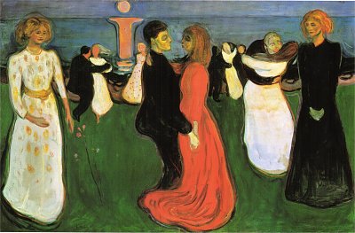 The Dance Of Life von Edvard Munch als Kunstdruck auf Leinwand