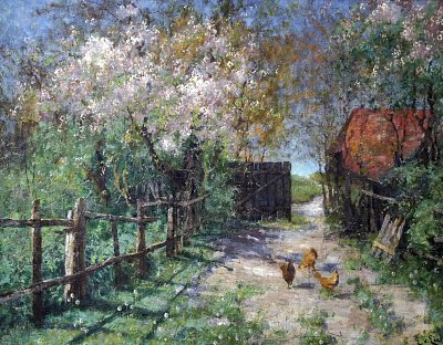 Fruehling von Elisabeth von Eicken als Kunstdruck auf Leinwand