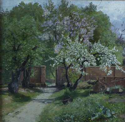 Pforte zu Gut Quassel von Elisabeth von Eicken als Kunstdruck auf Leinwand