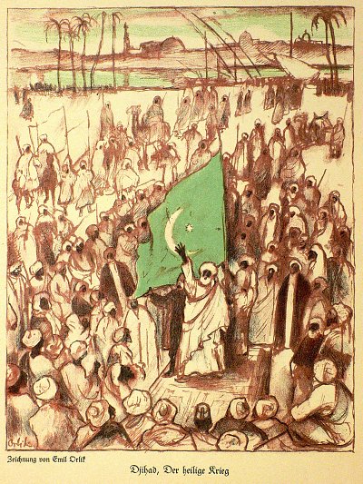 Djihad Der heilige Krieg Kunstdruck
