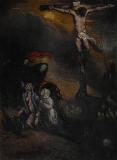 Crucifixion von Emile Bernard als Kunstdruck auf Leinwand