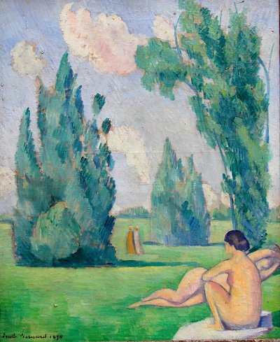 De nudees von Emile Bernard als Kunstdruck auf Leinwand