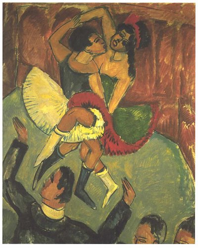 Negertanz von Ernst Ludwig Kirchner als Kunstdruck auf Leinwand