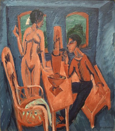 Turmzimmer von Ernst Ludwig Kirchner als Kunstdruck auf Leinwand