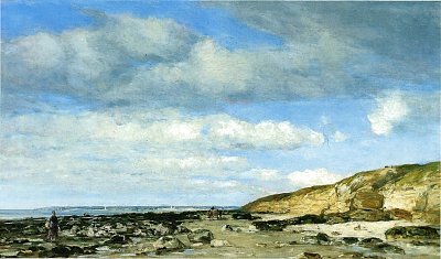 Le Port De Camaret von Eugene Boudin als Kunstdruck auf Leinwand