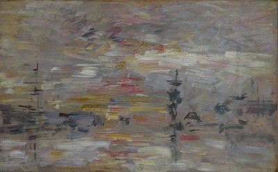 etude de ciel sur le Bassin du Commerce au Havre von Eugene Boudin als Kunstdruck auf Leinwand