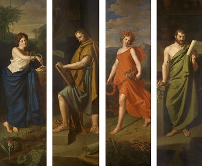 Apothekenladenschilder von Ferdinand-Georg-Waldmueller als Kunstdruck auf Leinwand