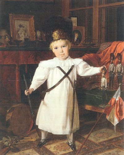 Erzherzog Franz als Grenadier von Ferdinand-Georg-Waldmueller als Kunstdruck auf Leinwand