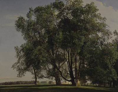 Praterlandschaft von Ferdinand Georg Waldmueller als Kunstdruck auf Leinwand