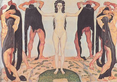 Die Wahrheit von Ferdinand-Hodler als Kunstdruck auf Leinwand