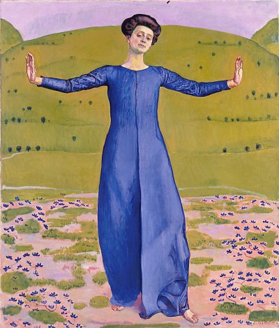 Lied aus der Ferne von Ferdinand Hodler als Kunstdruck auf Leinwand