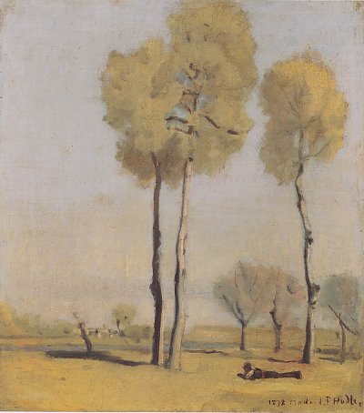 Spanische Landschaft von Ferdinand Hodler als Kunstdruck auf Leinwand