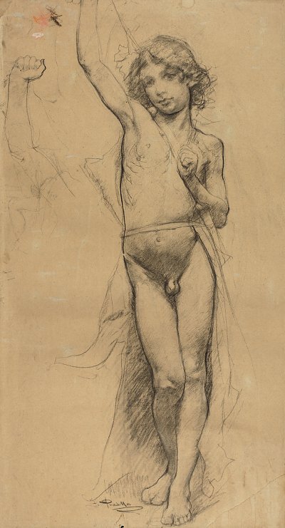 Sin titulo von Francisco Pradilla Y Ortiz als Kunstdruck auf Leinwand