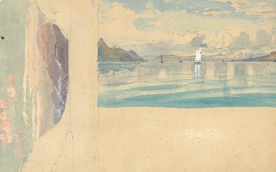 Le lac von Francois Bocion als Kunstdruck auf Leinwand