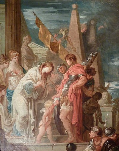 Antoine et Cleopâtre d apres Rodogune de Pierre Corneille von Francois Boucher als Kunstdruck auf Leinwand