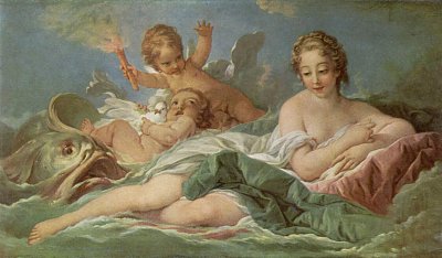 Geburt der Venus von Francois Boucher als Kunstdruck auf Leinwand