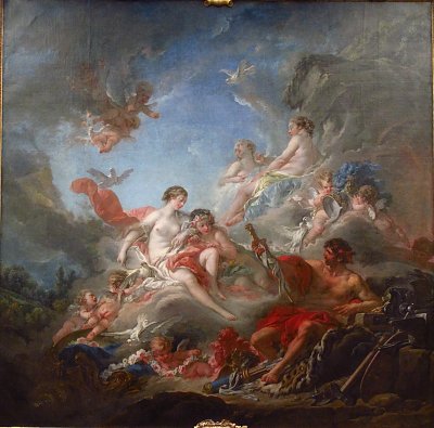 Les forges de Vulcain von Francois Boucher als Kunstdruck auf Leinwand