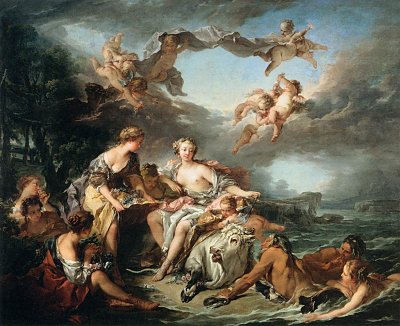 The Rape of Europa von Francois Boucher als Kunstdruck auf Leinwand