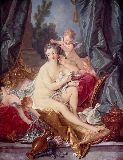 Toilette der Venus von Francois Boucher als Kunstdruck auf Leinwand
