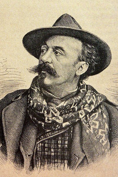 Buchser von Frank Buchser als Kunstdruck auf Leinwand