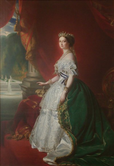 Die Kaiserin Eugenie von Franz Xaver Winterhalter als Kunstdruck auf Leinwand