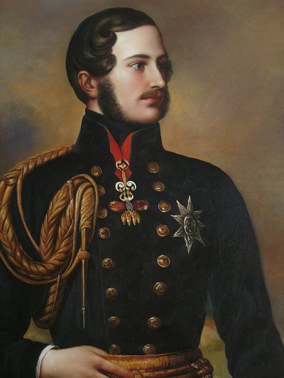 Prinz Albert von Franz Xaver Winterhalter als Kunstdruck auf Leinwand