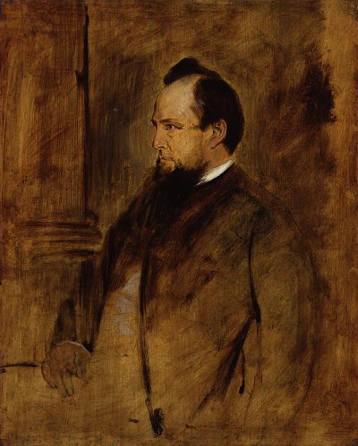 Baron Acton von Franz von Lenbach als Kunstdruck auf Leinwand