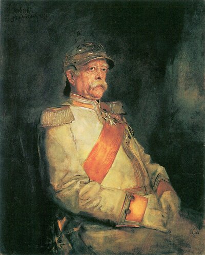 Bismarck von Franz von Lenbach als Kunstdruck auf Leinwand