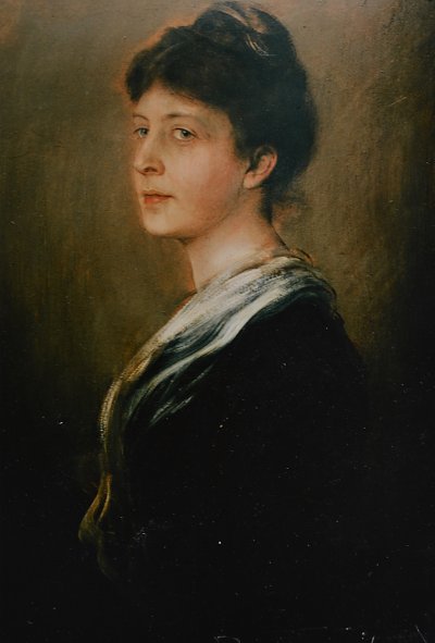 Marie Germaine Stockley von Franz von Lenbach als Kunstdruck auf Leinwand